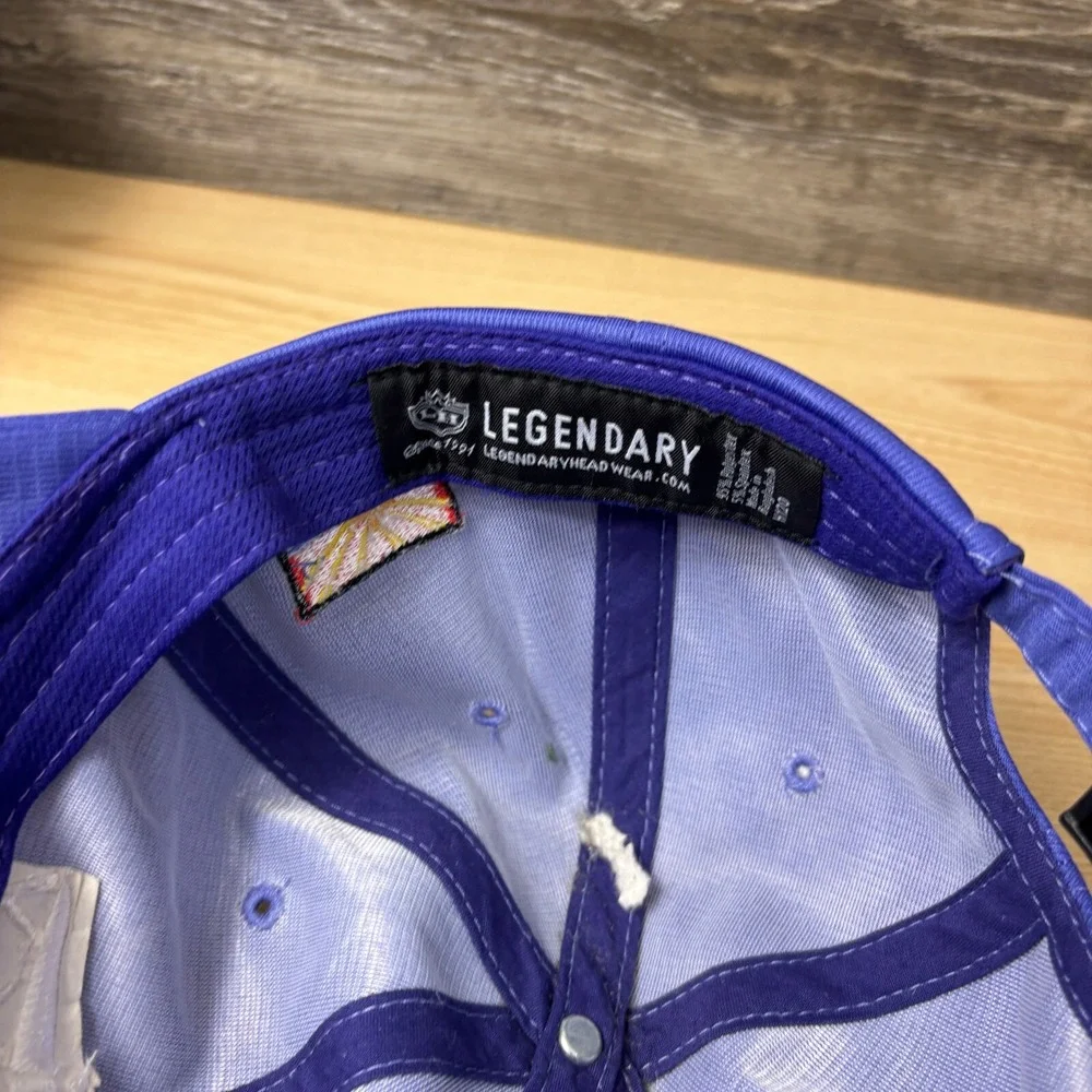 Legacy Golf Resort Hat‎ Strap Back Womens Blue Purple Golf Performance Arizona
